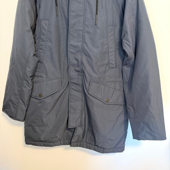 Everlane Men's The ReNew Long Parka In India Ink Size Medium New - Picture 9 of 16